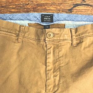 J Crew flat front twill pants, 33 x 30